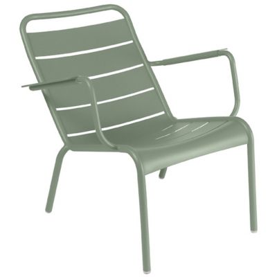 FRM1655455 Fermob Luxembourg Low Chair - Set of 2 - Color: Gr sku FRM1655455