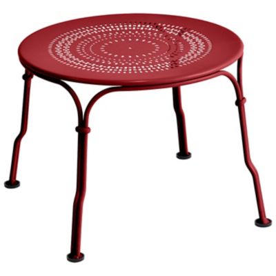 FRM1807049 Fermob 1900 Low Table - Color: Red - 223343 sku FRM1807049