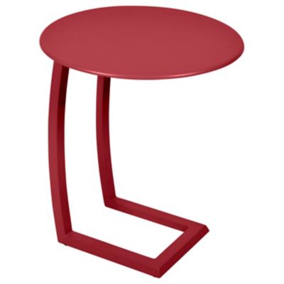 FRM1807118 Fermob Alize Offset Low Table - Color: Red - 89614 sku FRM1807118