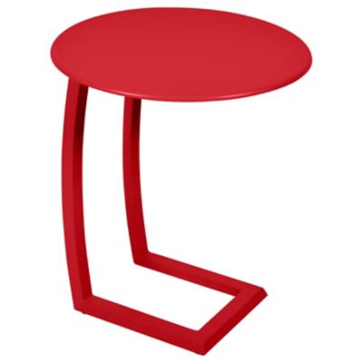 FRM1807127 Fermob Alize Offset Low Table - Color: Red - 89616 sku FRM1807127