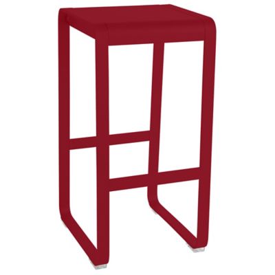 Fermob Bellevie High Stool Without Backrest - Color: Red - 840343