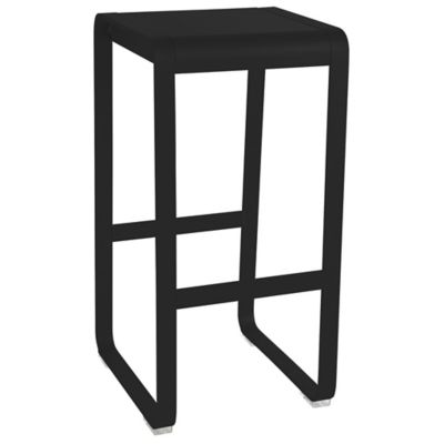 Fermob Bellevie High Stool Without Backrest - Color: Black - 840342