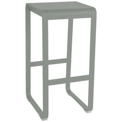 Fermob Bellevie High Stool Without Backrest - Color: Grey - 8403C7