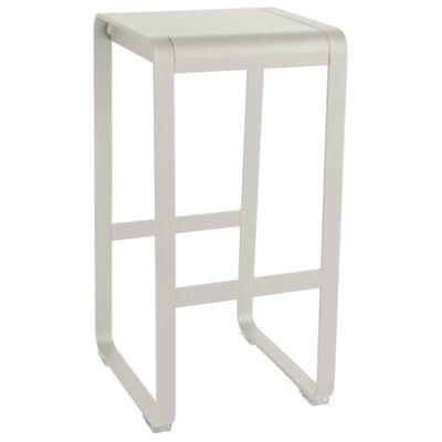 Fermob Bellevie High Stool Without Backrest - Color: Grey - 8403A5