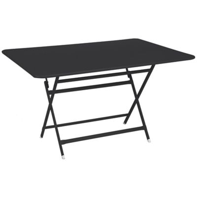 Fermob Caractere Rectangle Table - Color: Black - Size: 50x35 - 593347