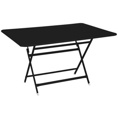 Fermob Caractere Rectangle Table - Color: Black - Size: 50x35 - 593342