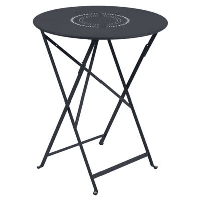 Fermob Floreal Perforated Table - Color: Black - Size: Small - 023047