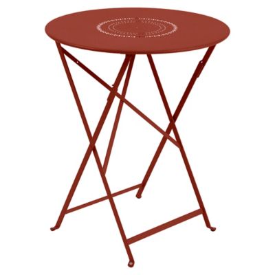 FRM1845598 Fermob Floreal Perforated Table - Color: Red - Siz sku FRM1845598