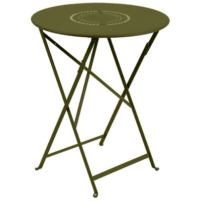 FRM2566501 Fermob Floreal Perforated Table - Color: Green - S sku FRM2566501