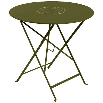 Fermob Floreal Perforated Table - Color: Green - Size: Medium - 0234D3