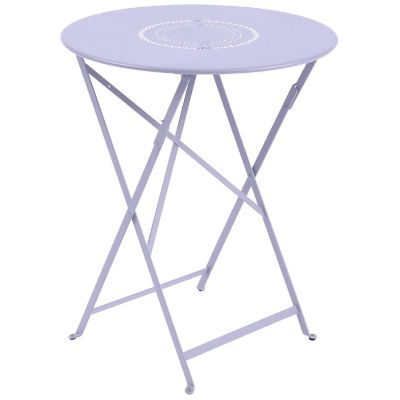 Fermob Floreal Perforated Table - Color: Purple - Size: Small - 0230D1