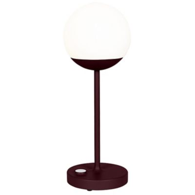 FRM2413305 Fermob MOOON LED Table Lamp - Color: Red - Size: S sku FRM2413305