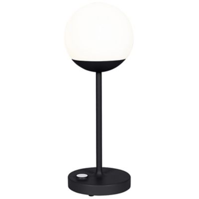 Fermob MOOON LED Table Lamp - Color: Black - Size: Short - 530447X6