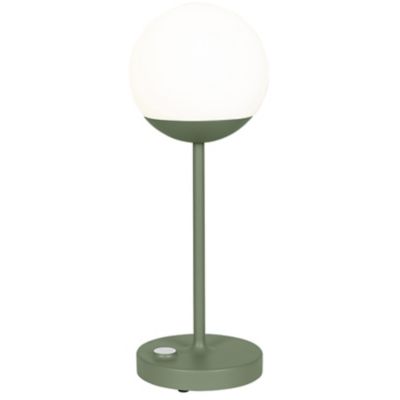 Fermob MOOON LED Table Lamp - Color: Green - Size: Short - 530482X6