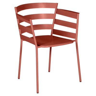 Fermob Rythmic Armchair - Set of 2 - Color: Red - 440220