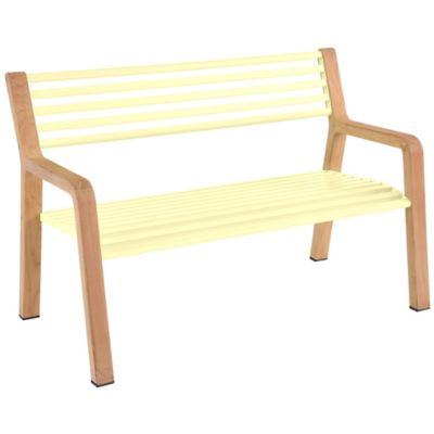 FRM2413374 Fermob Somerset Bench - Color: Yellow - 3237A6 sku FRM2413374