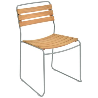 Fermob Surprising Teak Chair - Set of 2 - Color: Grey - 1241C7