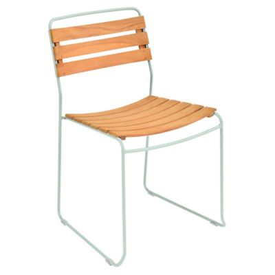 Fermob Surprising Teak Chair - Set of 2 - Color: Green - 1241A7