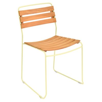 Fermob Surprising Teak Chair - Set of 2 - Color: Yellow - 1241A6