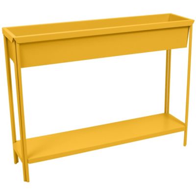 Fermob Terrazza Large Planter - Color: Yellow - 3250C6