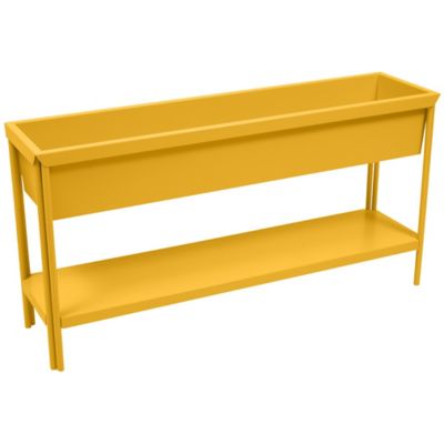 FRM2413672 Fermob Terrazza Medium Planter - Color: Yellow - 3 sku FRM2413672