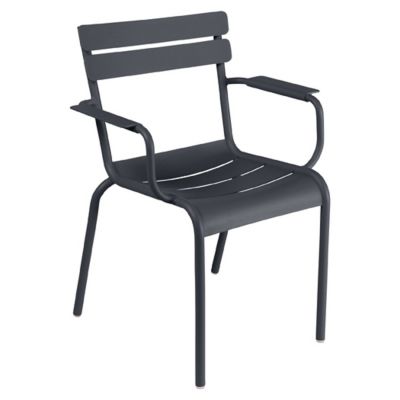 Fermob Luxembourg Stacking Armchair Set of 2 - Color: Black - 410247