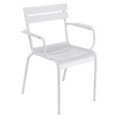 Fermob Luxembourg Stacking Armchair Set of 2 - Color: White - 410201