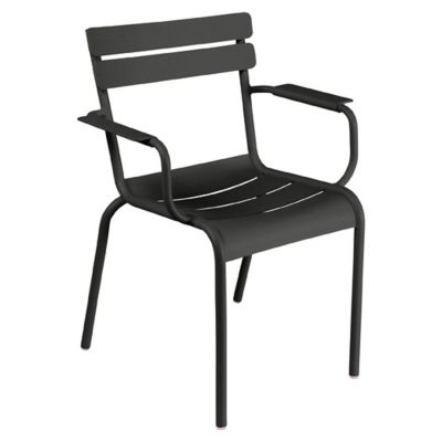 Fermob Luxembourg Stacking Armchair Set of 2 - Color: Black - 410242