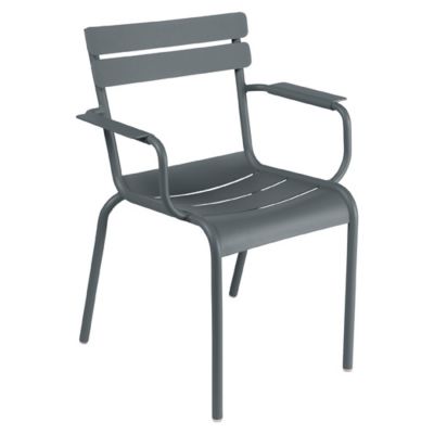 Fermob Luxembourg Stacking Armchair Set of 2 - Color: Grey - 410226