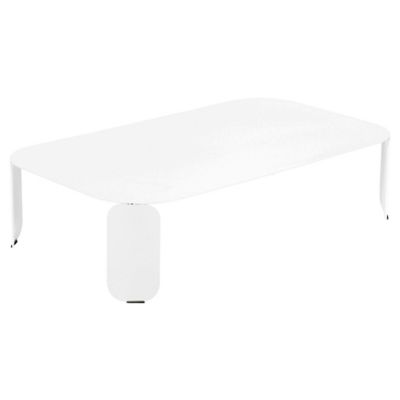 Fermob BeBop 48-In. x 28-In. Low Table - Color: White - Size: 48 x 28 