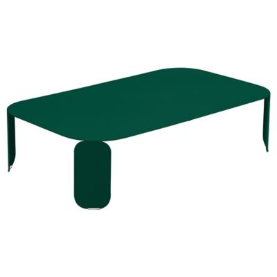 Fermob BeBop 48-In. x 28-In. Low Table - Color: Green - Size: 48 x 28 