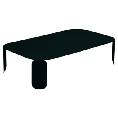 Fermob BeBop 48-In. x 28-In. Low Table - Color: Black - Size: 48 x 28 