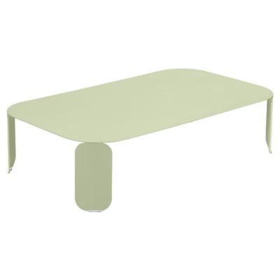 Fermob BeBop 48-In. x 28-In. Low Table - Color: Green - Size: 48 x 28 