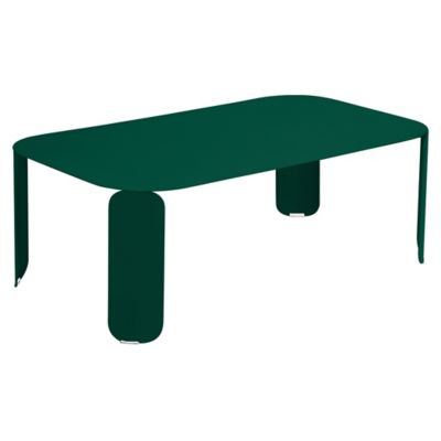 Fermob BeBop 48-In. x 28-In. Low Table - Color: Green - Size: 48 x 28 