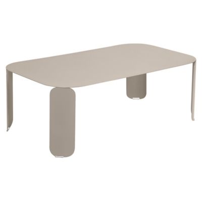 Fermob BeBop 48-In. x 28-In. Low Table - Color: Brown - Size: 48 x 28 