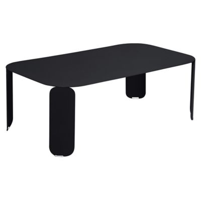 Fermob BeBop 48-In. x 28-In. Low Table - Color: Black - Size: 48 x 28 