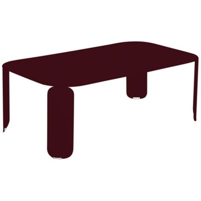 Fermob BeBop 48-In. x 28-In. Low Table - Color: Red - Size: 48 x 28 x 