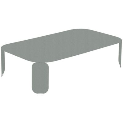 Fermob BeBop 48-In. x 28-In. Low Table - Color: Grey - Size: 48 x 28 x