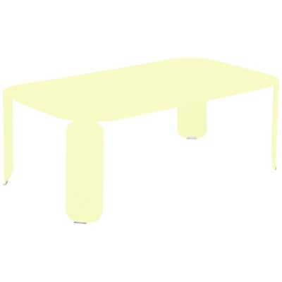 Fermob BeBop 48-In. x 28-In. Low Table - Color: Yellow - Size: 48 x 28