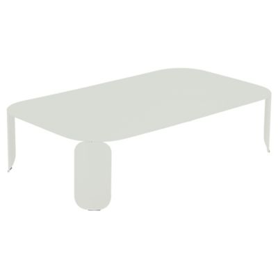 Fermob BeBop 48-In. x 28-In. Low Table - Color: Grey - Size: 48 x 28 x