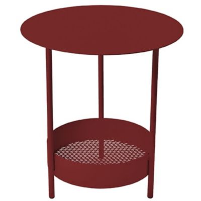 FRM2225129 Fermob Salsa Pedestal Table - Color: Red - 3270B9 sku FRM2225129