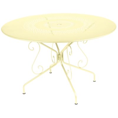 Fermob Montmartre Outdoor Table - Color: Yellow - Size: 46 - 0631A6