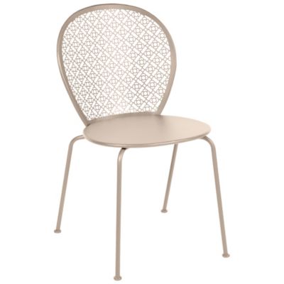 Fermob Lorette Outdoor Side Chair - Set of 2 - Color: Beige - 571114