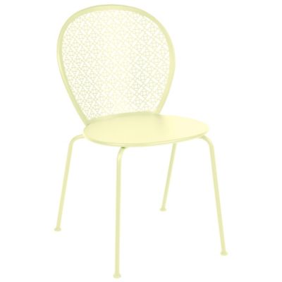 Fermob Lorette Outdoor Side Chair - Set of 2 - Color: Yellow - 5711A6