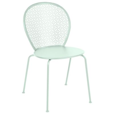 Fermob Lorette Outdoor Side Chair - Set of 2 - Color: Green - 5711A7