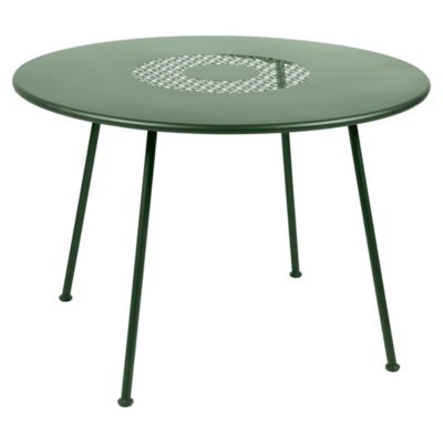 FRM1965640 Fermob Lorette Round Perforated Table - Color: Gre sku FRM1965640