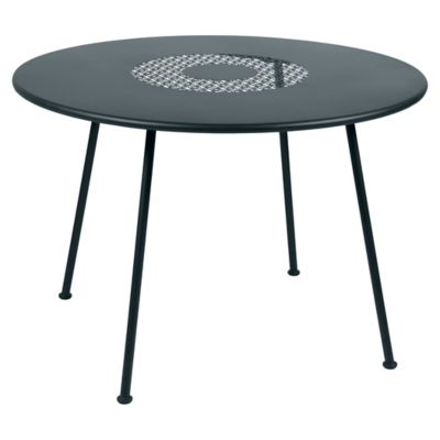 FRM1965656 Fermob Lorette Round Perforated Table - Color: Gre sku FRM1965656