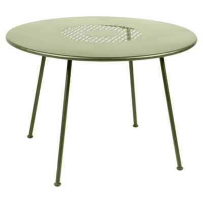 FRM1965658 Fermob Lorette Round Perforated Table - Color: Gre sku FRM1965658