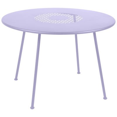 FRM2525780 Fermob Lorette Round Perforated Table - Color: Pur sku FRM2525780