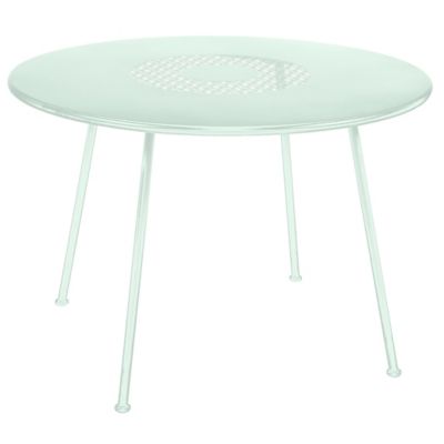 Fermob Lorette Round Perforated Table - Color: Green - 5761A7